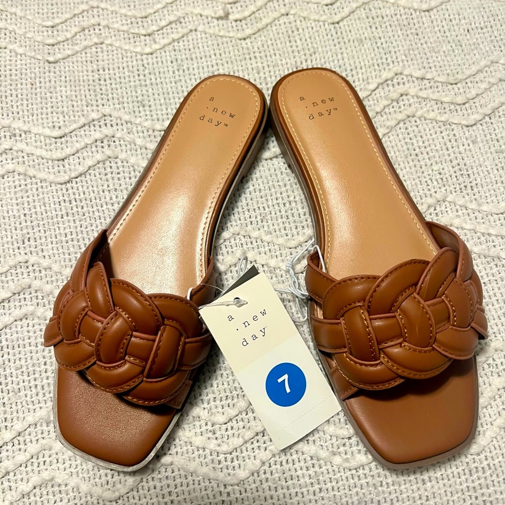 Braided sandals